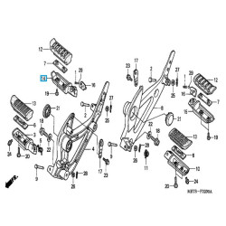 50711MT3010  Μαρσπιέ Συνεπιβάτη Δεξί Honda XL1000V Varadero