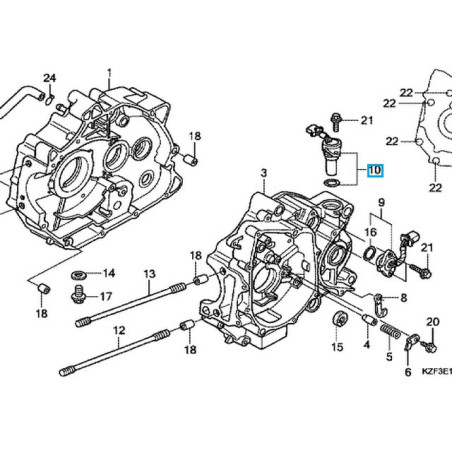 37700KTMD21  Sensor Assy. Speed Honda ANF-125i Innova '07-'12