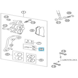 54613212000  Λαμάκια-Ελατήρια Εμπρ. Δγκάνας KTM EXC-SX LC4 640