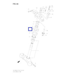 5164333E00  Τσιμούχα Λαιμού Τιμονιού Ανω Suzuki DL-650 V-Strom