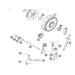 50332065053  Clutch Release Gasket KTM LC4-640 '03-'04