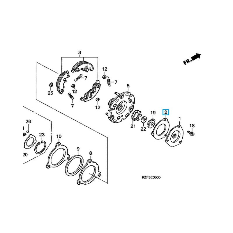 15439KPH901  Gasket Oil Filter Honda ANF-125 Innova