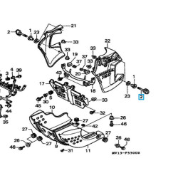 17225KN5670  Βίδα Ταχυσύνδεσμος Honda XRV-650 CRF-250X