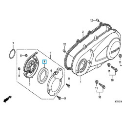 19412KGF910  Element, Belt Cover Dust Honda SH-125/150
