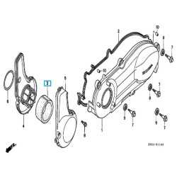19412KFG000  Element, Belt Cover Dust Honda FES-250 Foresight