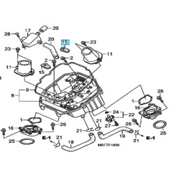 17254MBB000 Sub Air Cleaner Filter Honda XL-1000V Varadero