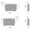 AX35-208  ARTRAX Rear Brake Pads KTM LC-4 EXC SX