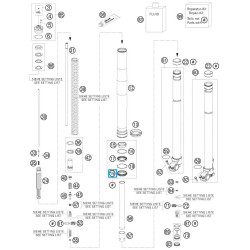 4860096  Ξύστρα Εμπρ. Ανάρτησης D48 SKF KTM EXC '12-'15 SX '12-'14