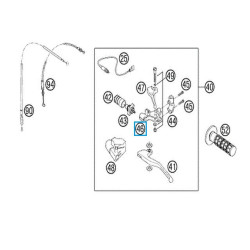 54802041000 Joint (Pivot) Domino KTM LC-4 640 '98-'02