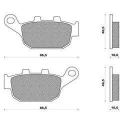 AX35-140  ARTRAX Τακάκια Οπ. Φρένου Honda XRV/XLV/NX