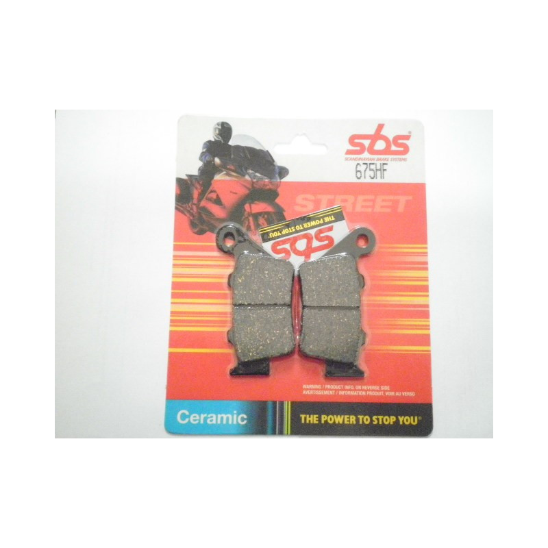 675HF  SBS Rear Brake Pads Honda CB-500 SLR-650