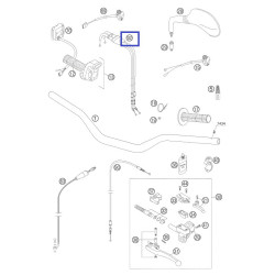PR-53-110043  PROX Ντίζα Γκαζιού Σετ KTM EXC-450-525