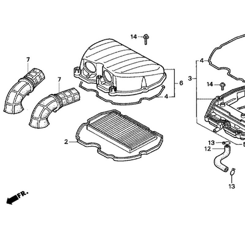 17210MV9003  Φίλτρο Αέρος Honda CBR-600F2