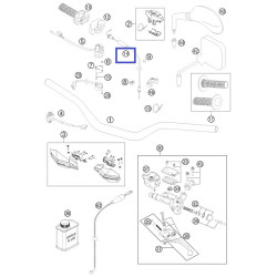 51502091200  Ντίζα Γκαζιού KTM EXC-125-200-250-300 SX-85-125-250
