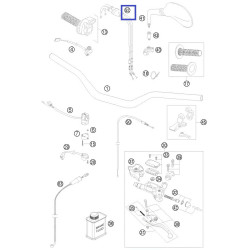 77002091000 Throttle Cable 'Open-Close' KTM SXF-250-350-450