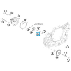 0760102440  Τσιμούχα Αντλίας Νερού KTM EXC-400-450-530 '08-'11