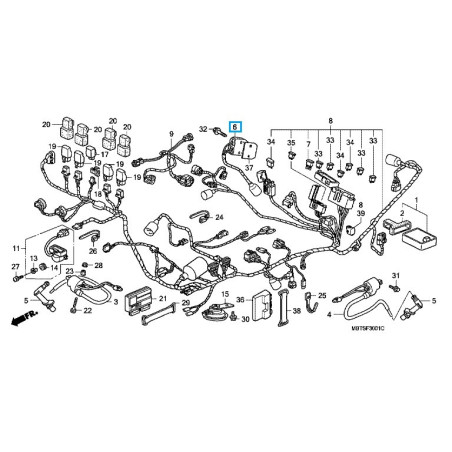 31600MBTD51  Honda Rectifier Assy XL-1000V Varadero ABS '04-'11