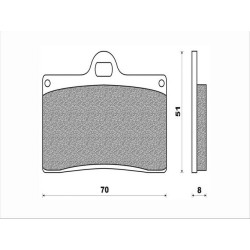 566HF  SBS Front Brake Pads Ducati Monster 600-750-900