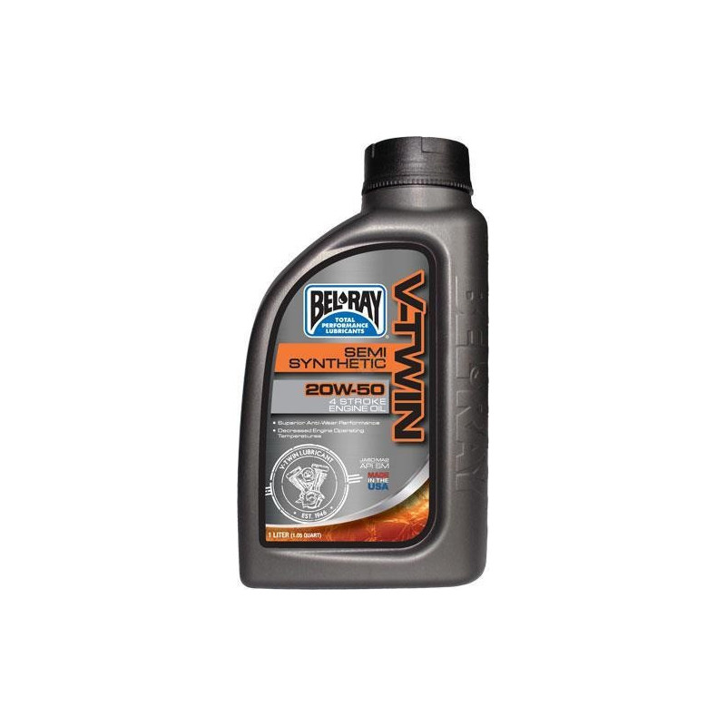 BEL.0038  BEL-RAY V-Twin 20W/50 Semi-Synthetic Engine Oil 