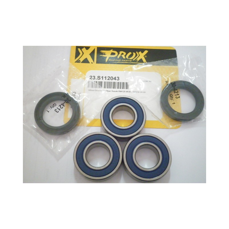 PR-23-S112043  PROX Ball Bearings-Dust seals Set  Suzuki RM-125-250 '95-'99