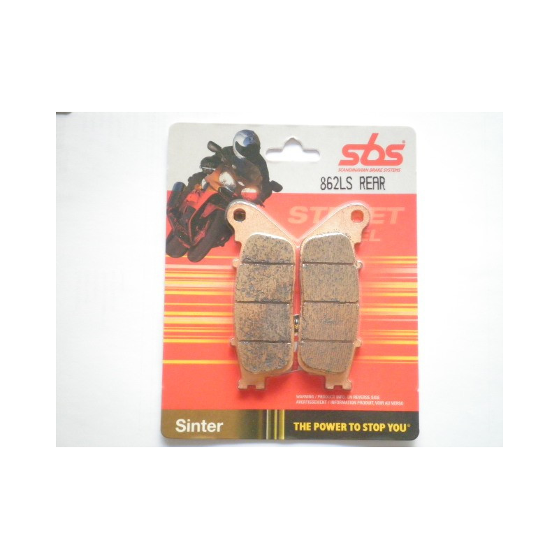 862LS  SBS Rear Brake Pads Honda CB-1000R VFR-1200