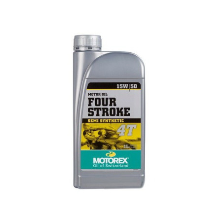 EX.0038  Motorex Four Stroke 15W/50  Semi-Synthetic Engine Oil