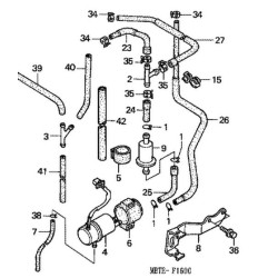 16710MBT612 Αντλία Βενζίνης Honda XL-1000V 