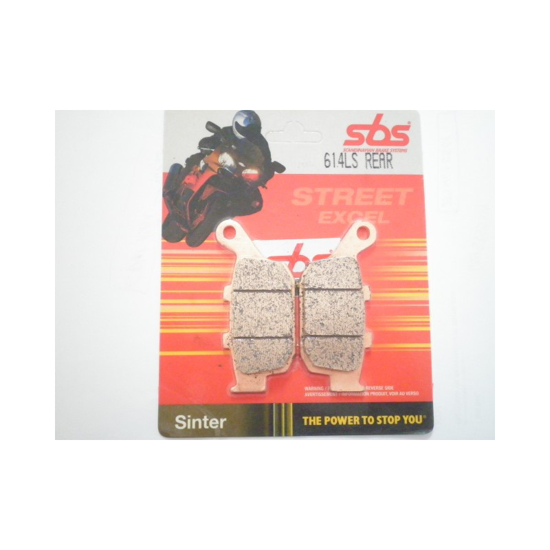 614LS  SBS Rear Brake Pads Honda XRV/XLV/NX 
