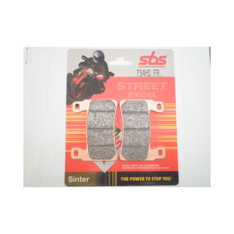734HS  SBS Front Brake Pads Honda CB-1300 CBR-600-900RR