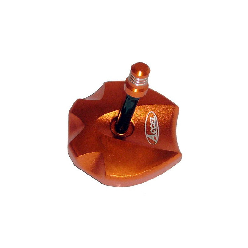 AC-GTC-09  ACCEL Gas Tank Cap Orange KTM EXC- '08-'15 SX- '07-'12