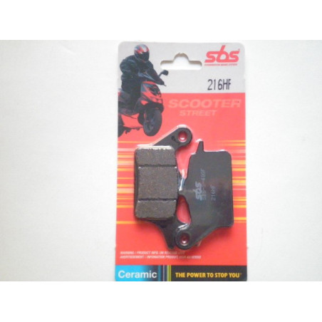 216HF  SBS Front Disc Pads Honda AFS-110i Wave