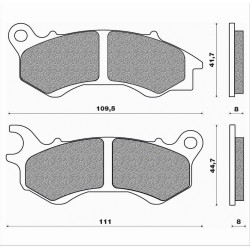 AX35-603  ARTRAX Τακάκια Εμπρός Φρένου  Honda PCX-125 