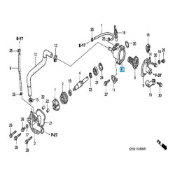 19310KGF910  Thermostat Case Honda SH-125-150 '01-'04