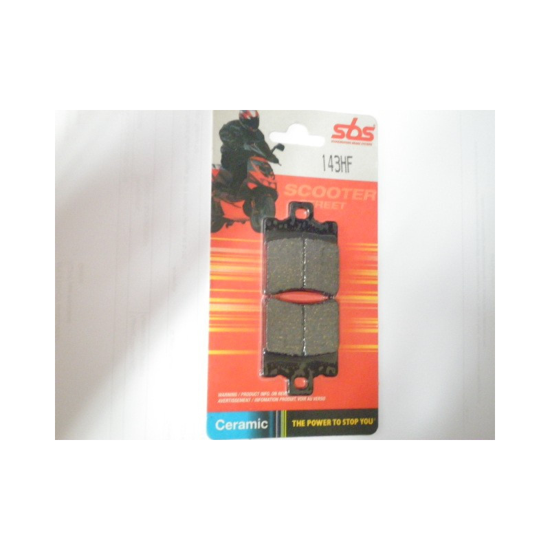 143HF  SBS Front Brake Pads Aprilia Scarabeo-50 & SR-50