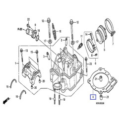 12251MENA31 Φλάντζα Εκρήξεως Honda CRF-450R '09-'16