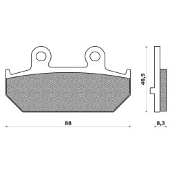 AX35-412  ARTRAX Τακάκια Οπ. Suzuki AN-650 Burgman