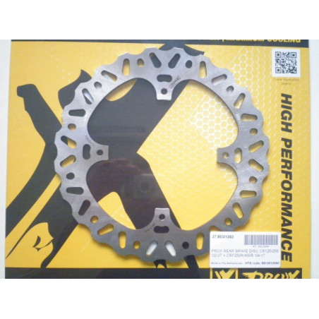 37.BD21202  PROX Rear Brake Disc Honda CR '02-'07 & CRF-250-450
