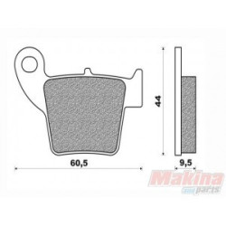 MA346 Τακάκια Οπίσθια Honda CRF-250/450 CR-125/250