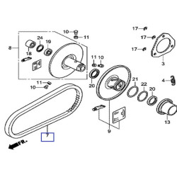 23100KZR601  Drive Belt Honda PCX-125 '12-'14