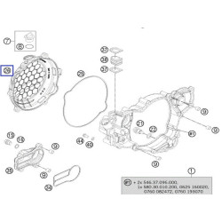 5513002610015  Καπάκι Συμπλέκτη Εξωτερικό KTM EXC-250-300 '13-'16