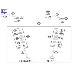 77736060000  Valve Lever KTM EXC-F 250 '14-'16 SX-F 250 '13-'15