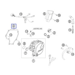 78030040000 Gasket Ignition Cover KTM EXC-400-450-530 '08-'11