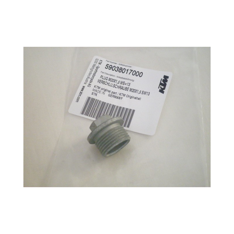 59038017000  Oil Plug M20X1,5 KTM EXC-SX