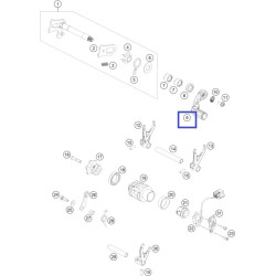 79234031100  Πετάλ Ταχυτήτων KTM SX-F 250/350 '16-'17