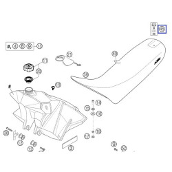 58307039000  Quick Release Cpl. KTM SMC-625-660 '03-'04