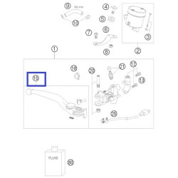 62513002000  Μανέτα Φρένου KTM Duke-690 '08-'11