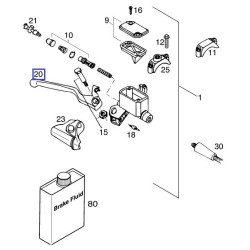 50213020000  KTM Hand Brake Lever Brembo '98