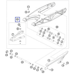 75004066010  Chain Guard Kit KTM Duke 690