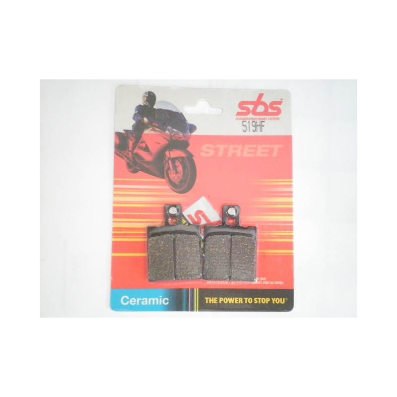 519HF  SBS Rear Brake Pads Ducati Monster 600/620/695