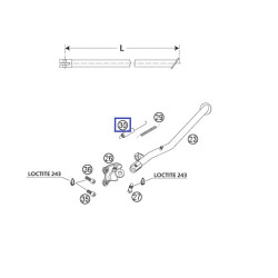 58403030100  Side Stand Spring KTM  LC4 640 '03-'07